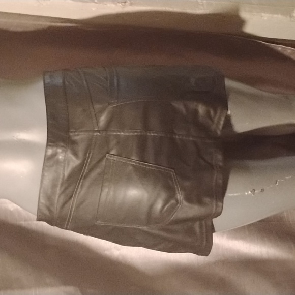 Shien half top & Future Collective leather skirt - Picture 5 of 5